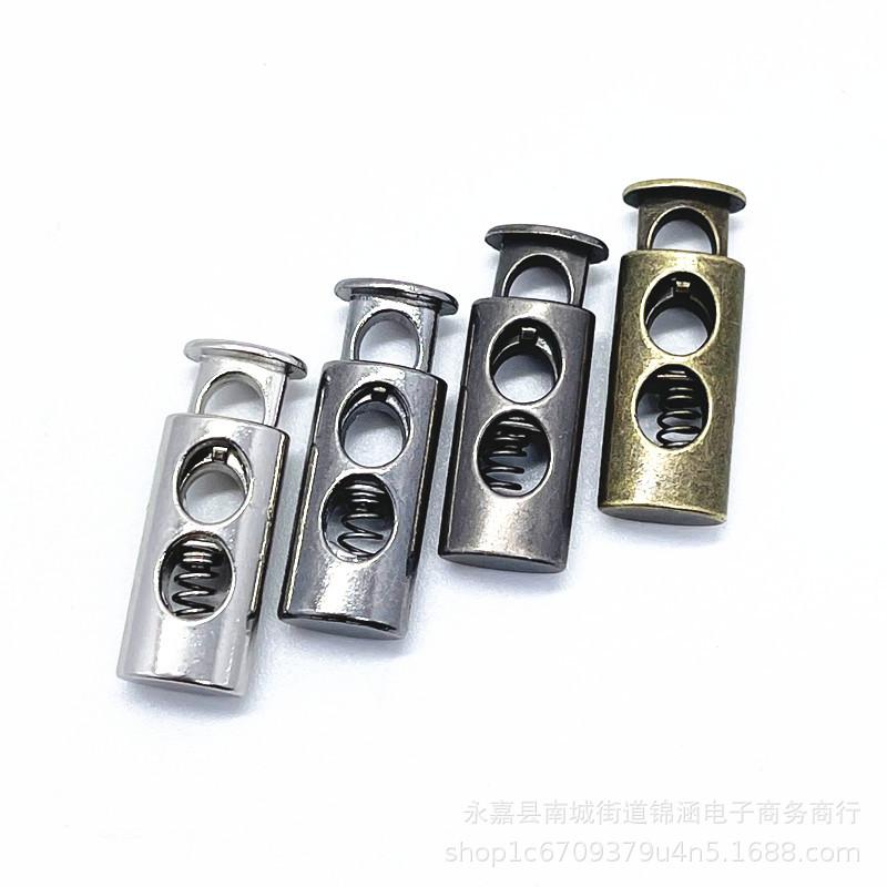 Metal Spring Buckle for Drawstrings: Shoelaces, Sweatshirt Hems, and Trouser Leg Adjustments