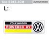 Valve Stems Caps Volkswagen Series Aluminum Badge Car Body Stickers Decals Accessories For VW GTI Polo Golf Passat Tiguan T-ROC I444