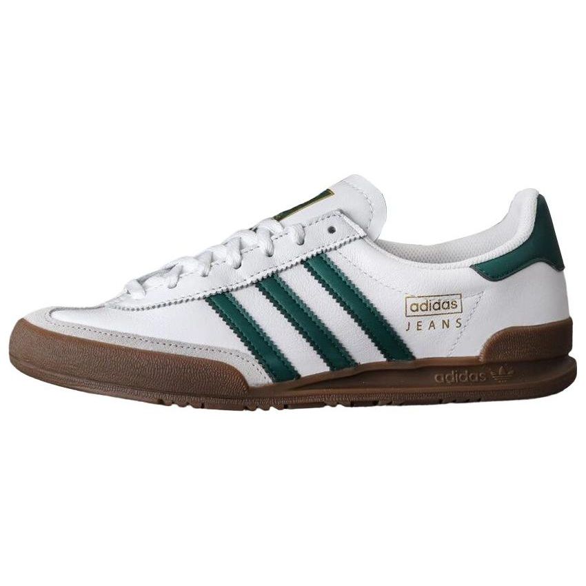 Adidas Jeans White Green Gum Unisex Sneakers Cloud-White Collegiate-Green Gum-5 GX4990