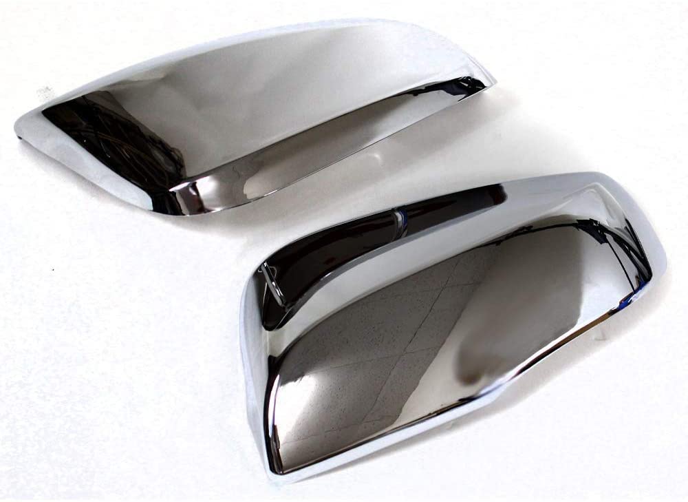 FUKUARE Door Mirror and Side Mirror Covers for Alphard 30 Vellfire 30 Series and Late and New RAV4 50 Series (Plated Finish) Series, (Early Models),