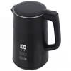 Electric Kettle, 1.7L Fast Boil 3kW Water Kettle with UK Strix Thermostat, LED Display, Keep Warm Function, Black