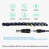 Кабель для зарядки USB на DC5.5x2.1мм 5В Универсальный кабель питания с 12 переходниками для различных электронных устройств