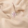 Rare Morganite Gemstone 925 Sterling Silver Jewelry Zircon Ring For Women Gift CZR-8-6