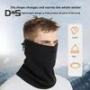 Зимний утеплитель для шеи для мужчин и женщин, ветрозащитный флисовый подклад, термоподушка для лица, шарф, спортивный аксессуар для холодной погоды