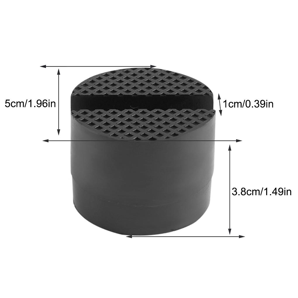 Car Slotted Jack Pad Protector Portable Jacking Tool Frame Rail Adapter Non-slip Support Block Pinch Weld Side Lifting Disk