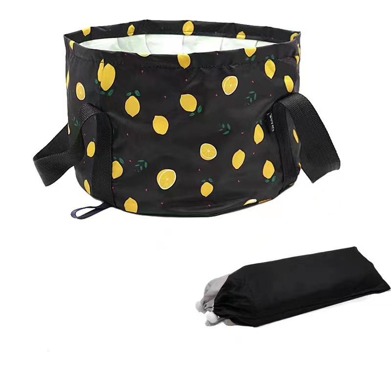 Складная дорожная ванночка для ног: Портативный таз для замачивания ног, умывания лица и стирки. Идеально для дома и улицы.