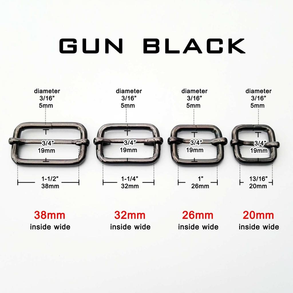 5 шт. металлическая лямка для сумки с пряжкой, регулятор слайдов, регулируемые квадратные кольцевые пряжки