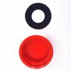 4 шт. Высококачественные 1,75" Крышки для канистр с газом с крупной резьбой, сплошные, красные