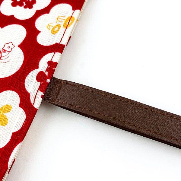 Mizumori Ado Japanese Pattern Series Hand Tote Bag Red Tote Bag Outing Ado-chan