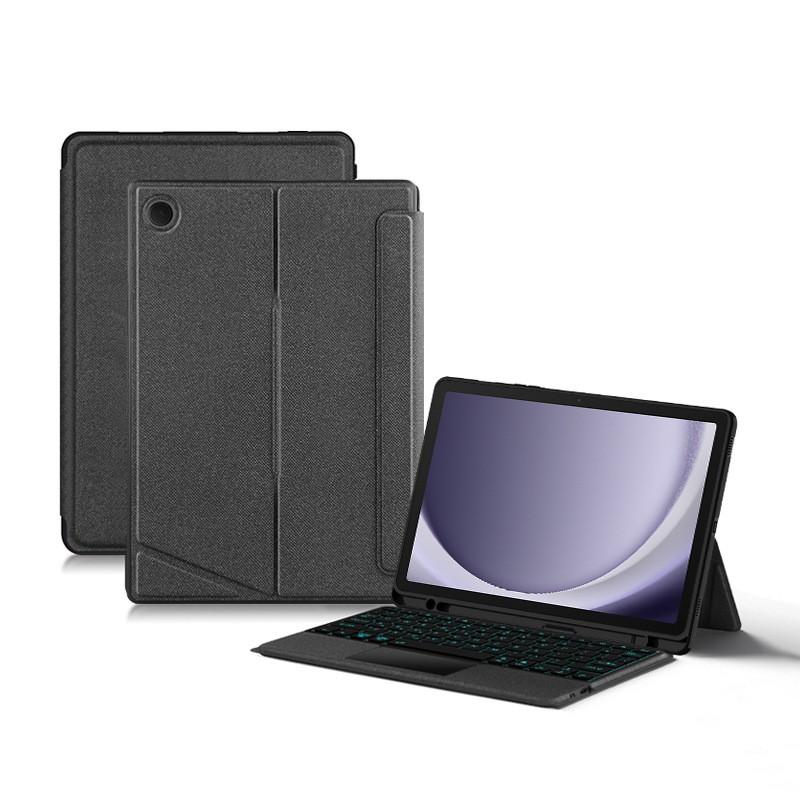 Съемный чехол-клавиатура Bluetooth со подставкой для Galaxy Tab A11 11 дюймов, магнитный, функция сна/пробуждения, ПУ-кожа