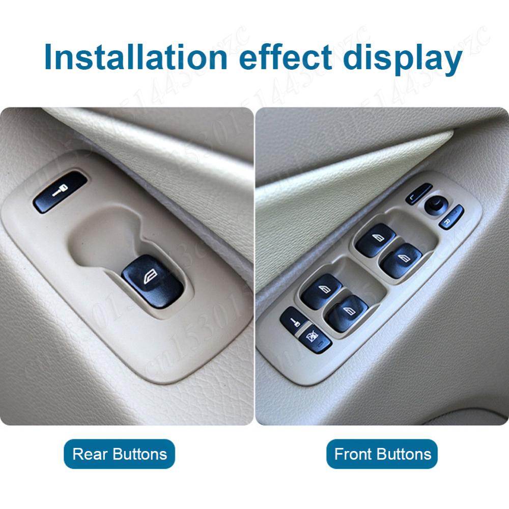Кнопка подъема окна автомобиля Крышка переключателя подъема переднего и заднего стекла автомобиля для Volvo S60 S80 XC90 XC70 V70 31295164 31295247 Автомобильные аксессуары