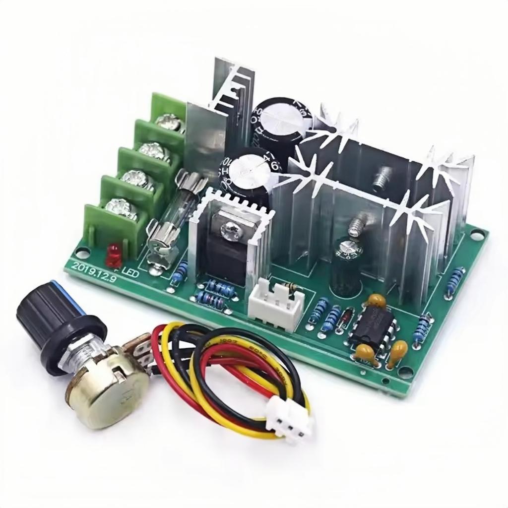 DC10-60V DC motor speed regulator 12V 24V 36V 48V High power drive module PWM Motor speed controller 20A current regulator