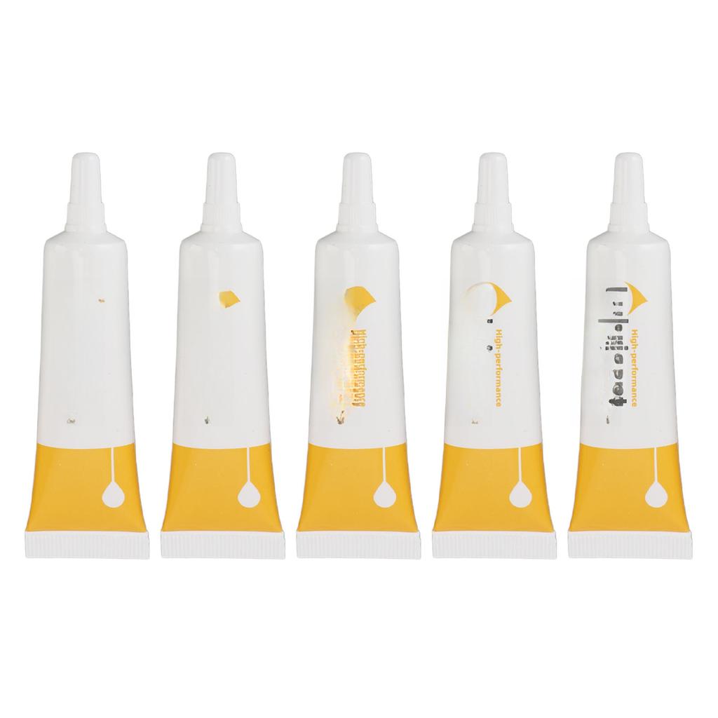 5Pcs 10g Zipper Lubricant Water Proof Long Lasting Universal Clear Non Staining Zipper Grease for Snaps Fasteners Printer Parts