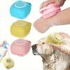 Soft Massage Comb 2-In-1 Shampoo Brush New Pet Bath Brush Cleans Hair And Dirt