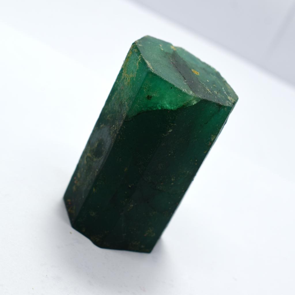 Natural Green Emerald Rough 86.90 Ct CERTIFIED Uncut Huge Loose Gemstone