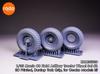 Rad Miniature British Morris C8 Field Artillery Tractor Weight Deformation Tire Set Dunlop Tire 3D Printed 5 Pieces Gecko Plastic Model Parts RDM35S20