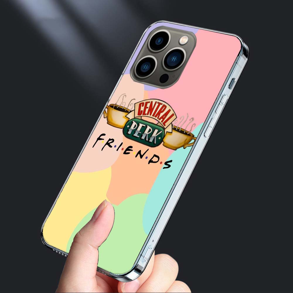 Friends TV Show Purple Door Phone Case For Iphone 16 15+ Pro Max 17 Air Capa 14 Plus 16E 13 Pro 12 Mini 11