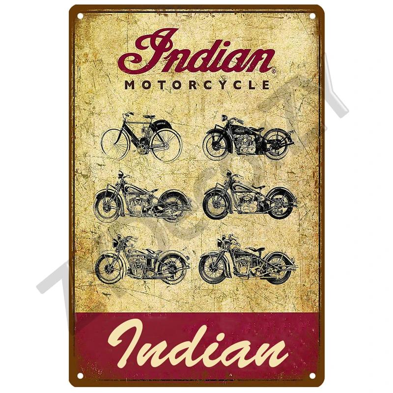 Индия Moto For The Garage Plaque Metal Sign Vintage Wall Poster Vintage Retro Room Home Industrial Hanging Decor Art Tin Sign