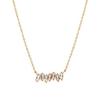 Shertz Clear Combo Cubic Necklace (14k)
