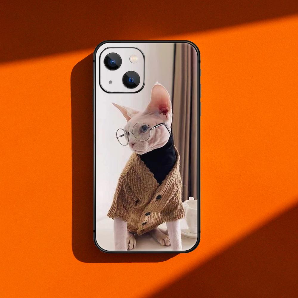 Модный чехол для телефона с изображением сфинкса и кота для iPhone Samsung Galaxy Redmi Xiaomi Oppo OnePlus Note SA 7 8 9 10 11 12 13 14 20 21 22 23 53 54 Pro Ultra