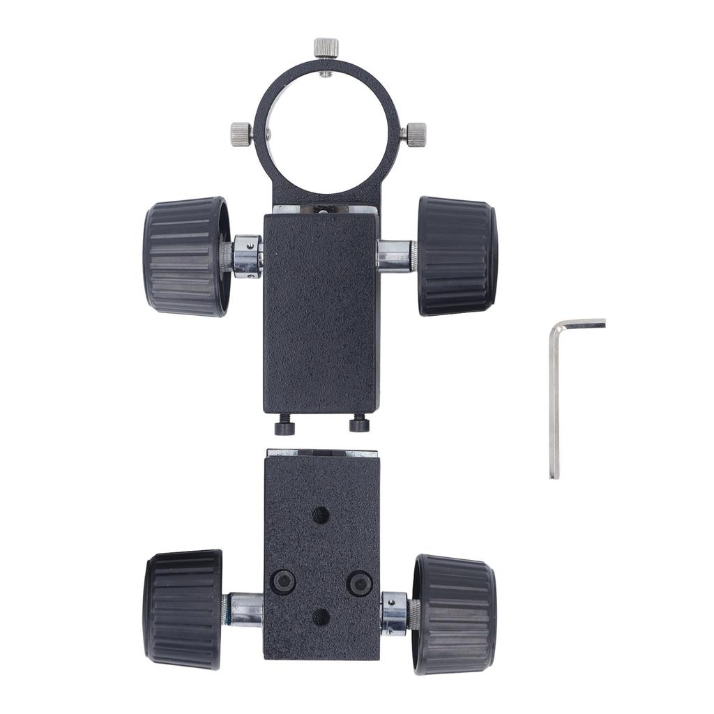 Microscope Adjustment Bracket Rigid Tabletop Mount Stand XY Horizontal Vertical Adjustable Industrial Lens Holder