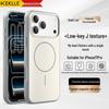 KEKLLE Magsafe Защитный чехол с цветовыми блоками для iPhone