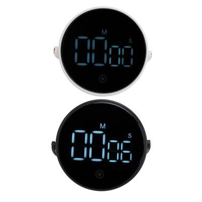 Цифровой кухонный таймер, светодиодный дисплей, вращающийся, 3 уровня громкости, регулируемый, точный, бытовой таймер Remi