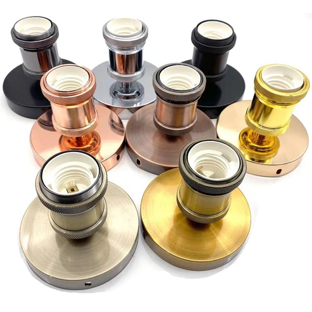 E27 Lamp Socket Vintage Lamp Holder Retro Bulb Base Ceiling Screw Light