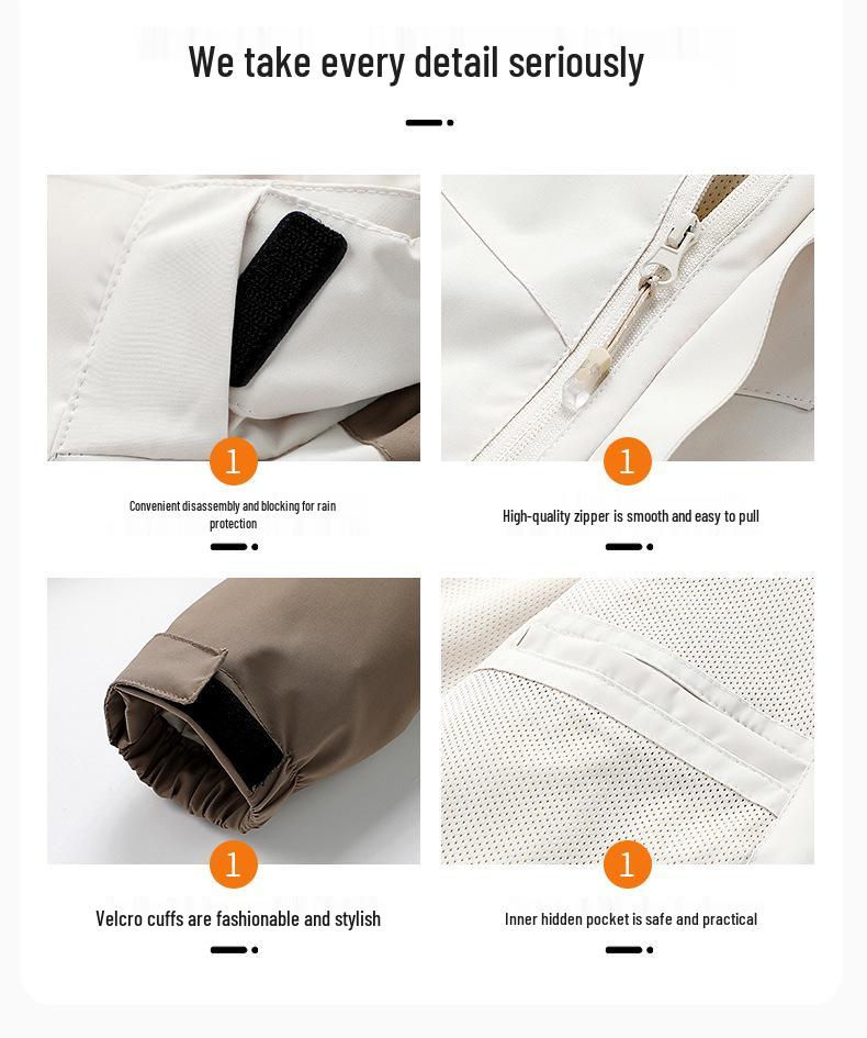 Унисекс водонепроницаемая ветрозащитная дождевик для весны/осени - Легкая куртка для активного отдыха, путешествий и альпинизма