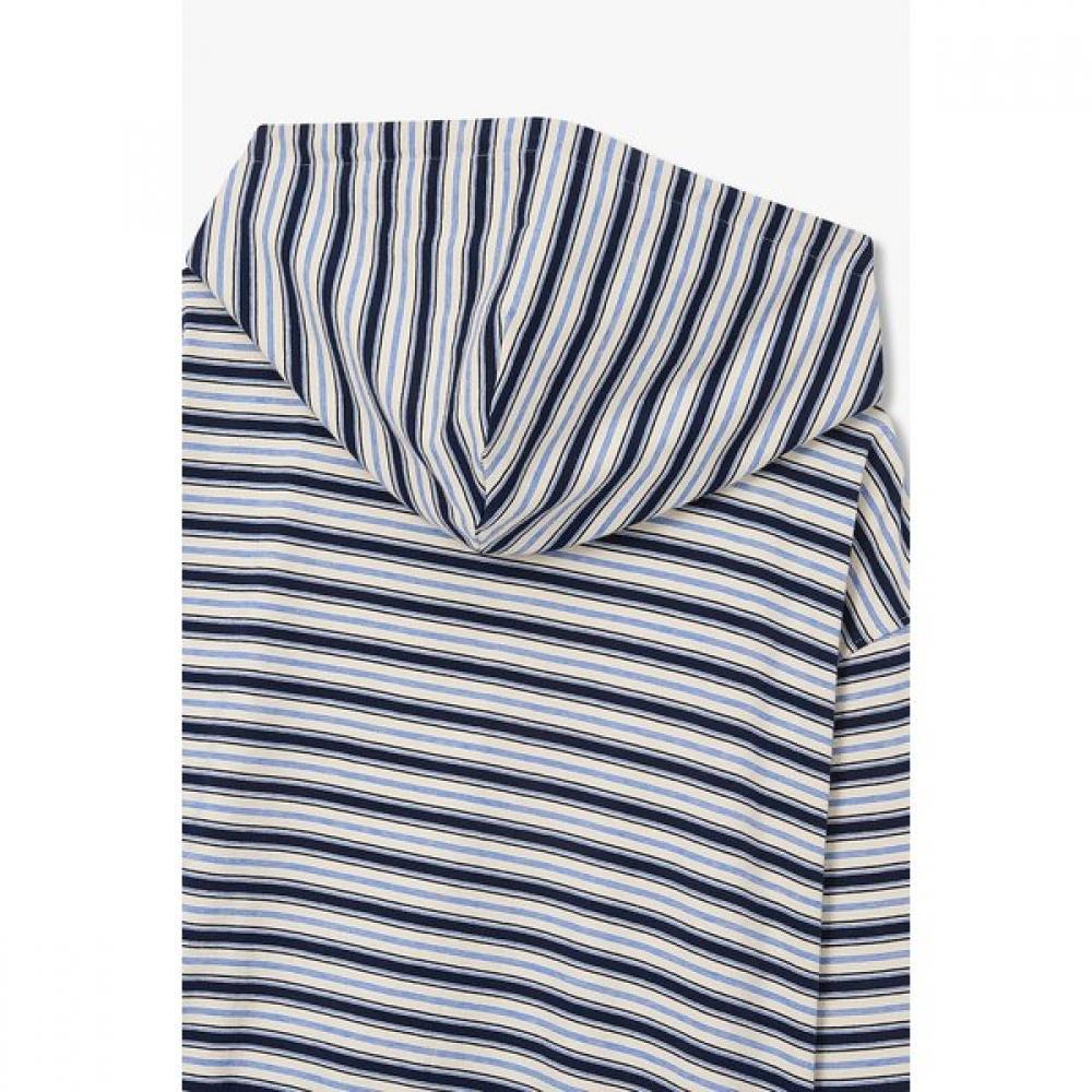 Studio Tomboy Stripe Pattern Zip Up Hoodie 9176213982