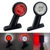 2Pcs DC 10-30V Car Truck Side Marker Lights Indicator Light Warning Signal Lamp Rear Tail White Red for Trailer Bus