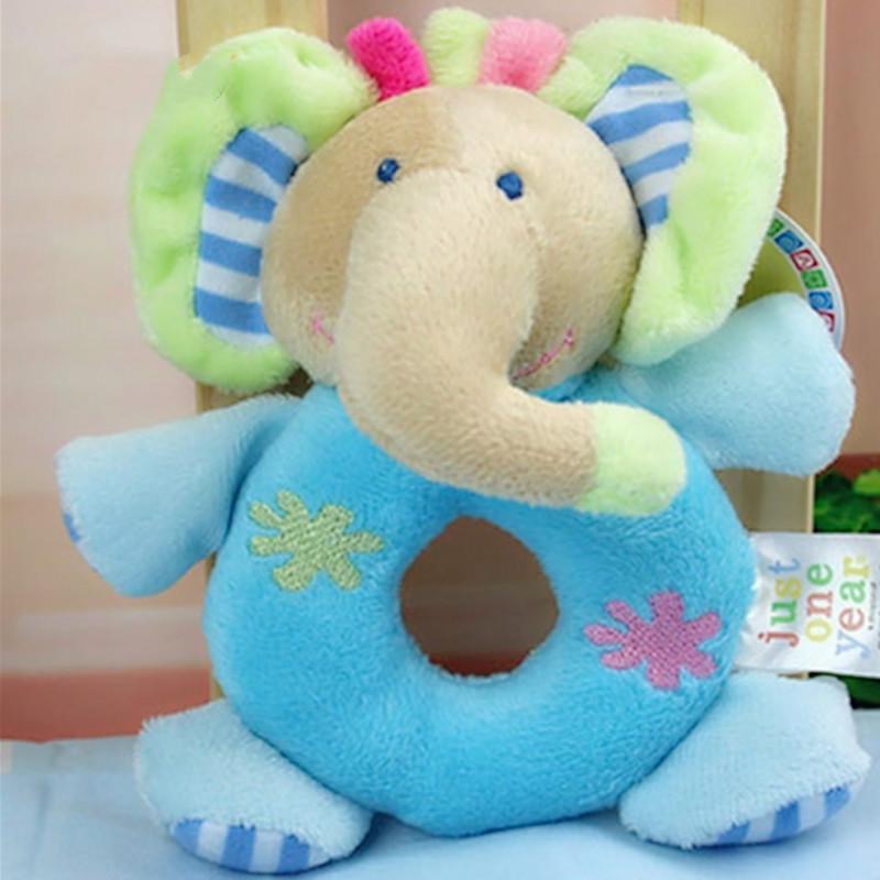 Soft Pink Elephant Plush Educational Toys for Infant Gift
