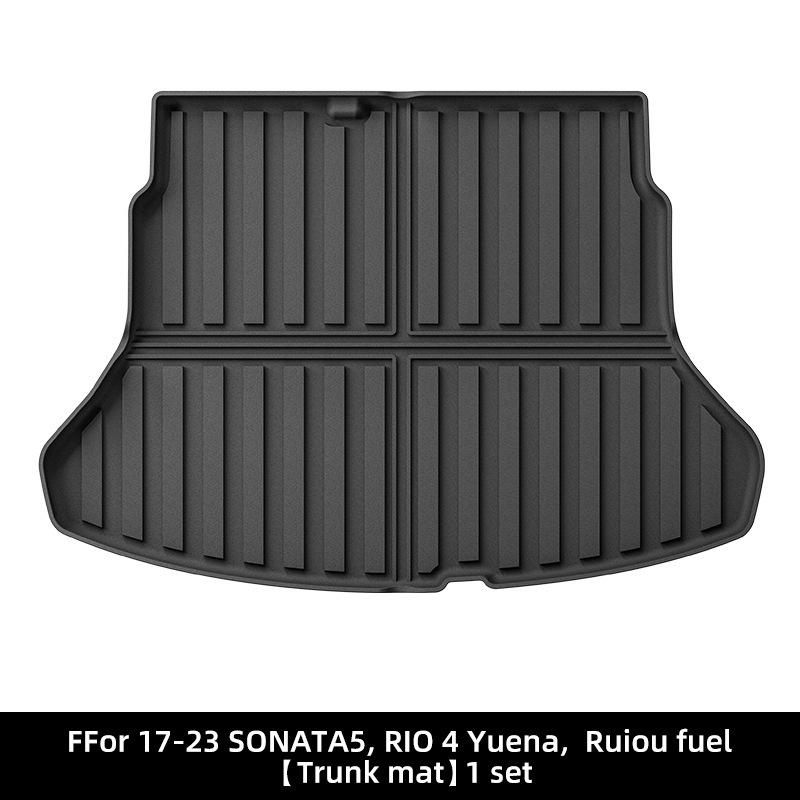 Коврик в багажник из ТПЭ для автомобилей Yuena Sonata 5 и Rio RIO4 2017-2023 гг.