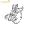 Classic Copper Alloy Zircon Ring Ladies Jewelry Wedding Promise Party Gift