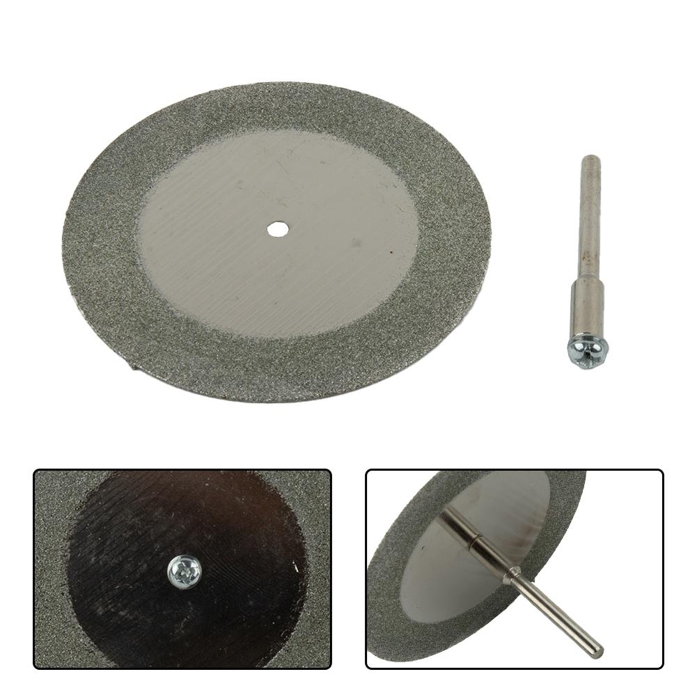 Silver Grinding Disc 2pcs 40/50/60mm Diamond Metal Hardness