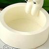 Desktop Candlestick Cute Cartoon Cat Shape Candle Holder Synthetic Resin Candle Stand for Home Decoration
