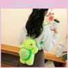 Piglet Puppy Tortoise Animal Plush Backpack With Zipper Detachable Children Bag
