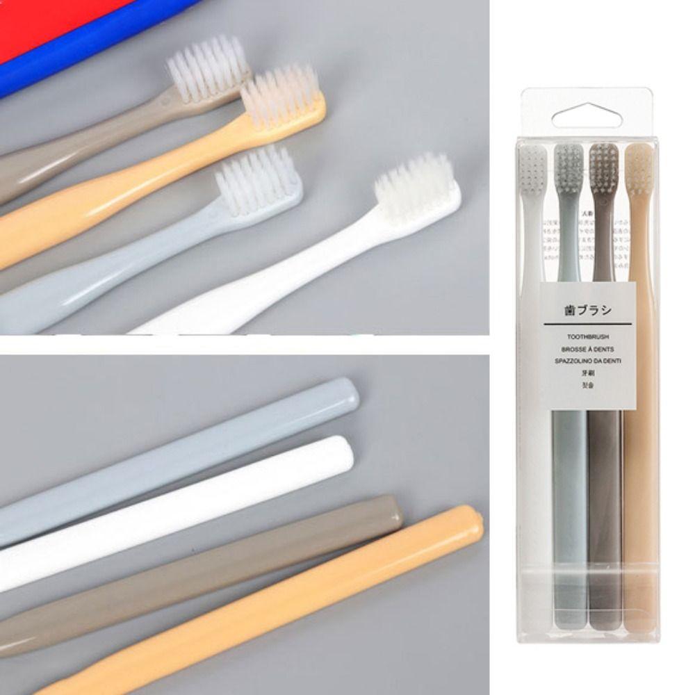 8Pcs Gingival Sensitivity Soft-bristled Toothbrush Inter-Dental Adult Toothbrush Oral Hygiene Care