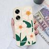 Модные изящные чехлы для телефонов с цветами для Oppo A7 A35 A11 A1K A15 A55 A1 A52, квадратный мягкий жидкий силиконовый корпус с полным покрытием, противоударный корпус для Oppo Capa