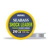 Morris Varivas Seabass Shock Natural Leader, Fluorocarbon, 30m, 10kg, 20lb,