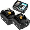 2 аккумулятора 18 В 6,0 Ач с зарядным устройством для Makita BL1850 BL1815 BL1820 BL1830 BL1835 BL1840 BL1840B BL1845 BL1850B BL1860 BL1860B LXT400