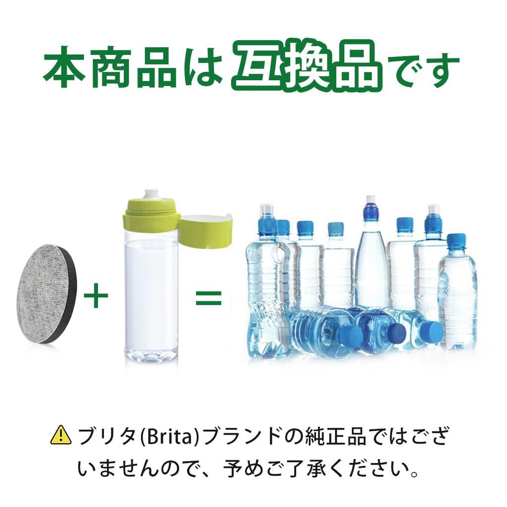 HOME TELLER Microdisk Cartridge Water Filter Replacement for Brita KBMDCZ31 Bottle/Carafe Water Filters [Compatible/Pack of 8]