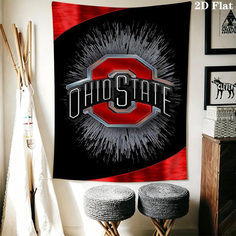 Ohio State University Logo Bedding 1 Duvet Cover 2 Pillowcase Without Core Christmas Birthday Gift Duvet Cover And Pillowcase Bedding Set