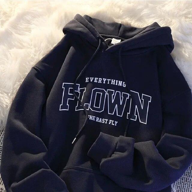 Корейский стиль Harajuku с принтом в стиле ретро Y2k, свитер с капюшоном для мужчин и женщин, свободный пуловер в стиле Bf для пары, пуловер с длинными рукавами, одежда