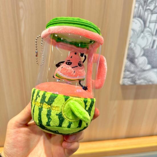 Игрушка-соковыжималка Веселая интерактивная плюшевая игрушка Блендер Забавная игрушка с выражением лица Декоративная