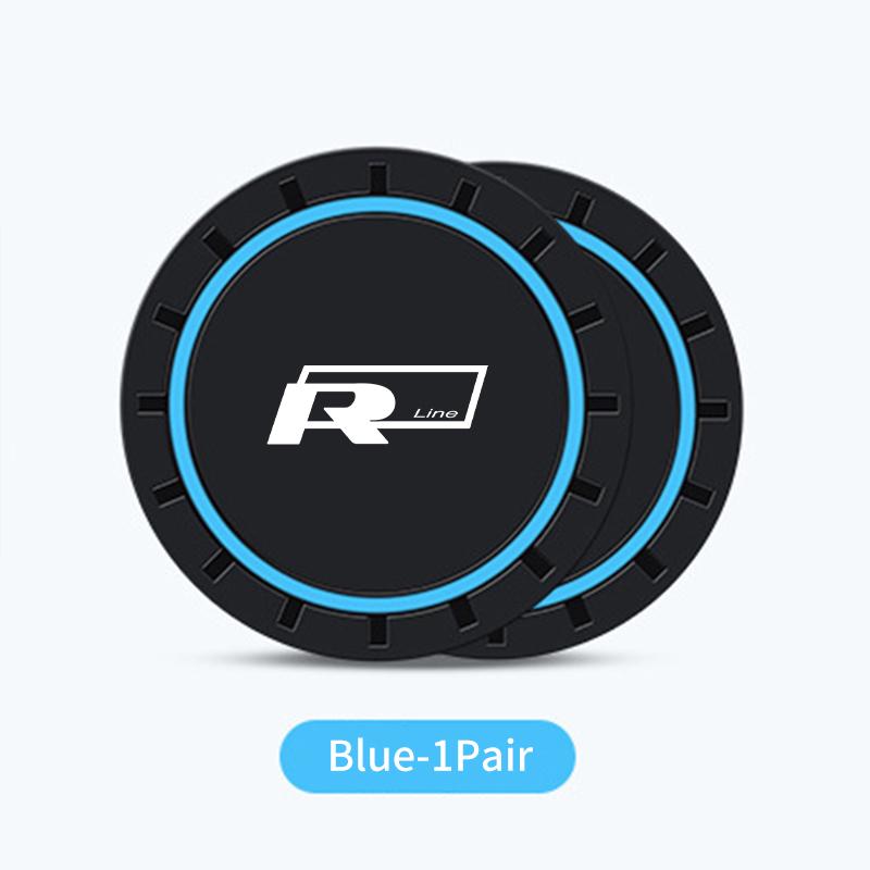 New 2026 Emblems Car Cup Anti Slip Pad With Logo Waterproof Protection Pad For Volkswagen VW Beetle CC B5 B6 B7 EOS GTI MK2 MK4 MK5 MK6 P
