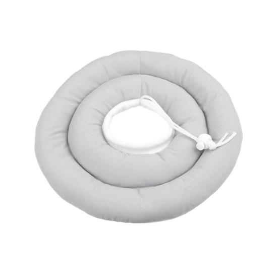 Собачий конус мягкий регулируемый воротник-пончик со шнурком альтернатива конусу для собак после операции для крупных средних маленьких собак и кошек