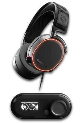 Игровая гарнитура SteelSeries Arctis Pro с игровым ЦАП, совместимым с и PS5, проводная, черная, аудио высокого разрешения, MixAmp, ПК, PS4, (Код продукта