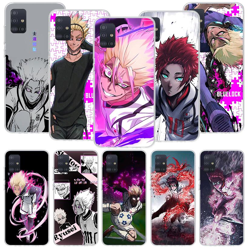 Чехол для телефона Blue Lock Shidou Ryusei для Samsung Galaxy A52 A32 A22 A12 A02S A50S A30S A51 A31 AA71 Note 20 Ultra 10 S10 Plus Gala