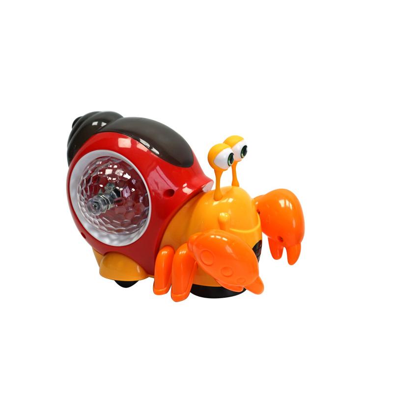 Crawling Crab Baby Toy Walking Tummy Time Dancing Early Educational Interactive Musical Light Toys Toddler For Kids Gifts